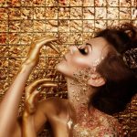 Νύχια με φύλλα χρυσού - 15 ιδέες με Gold foils - LadiesWorld.gr